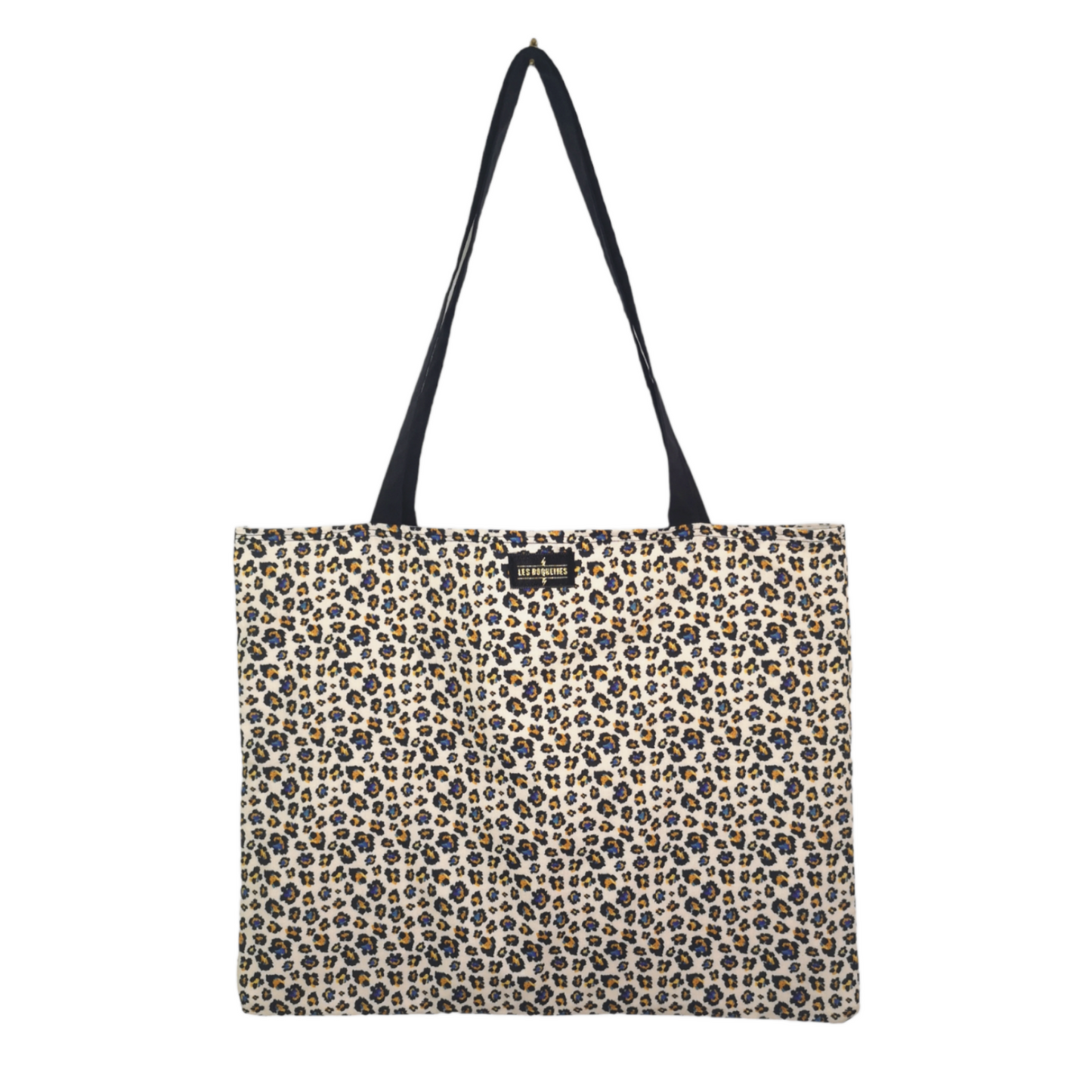 Grand tote bag Leo blue