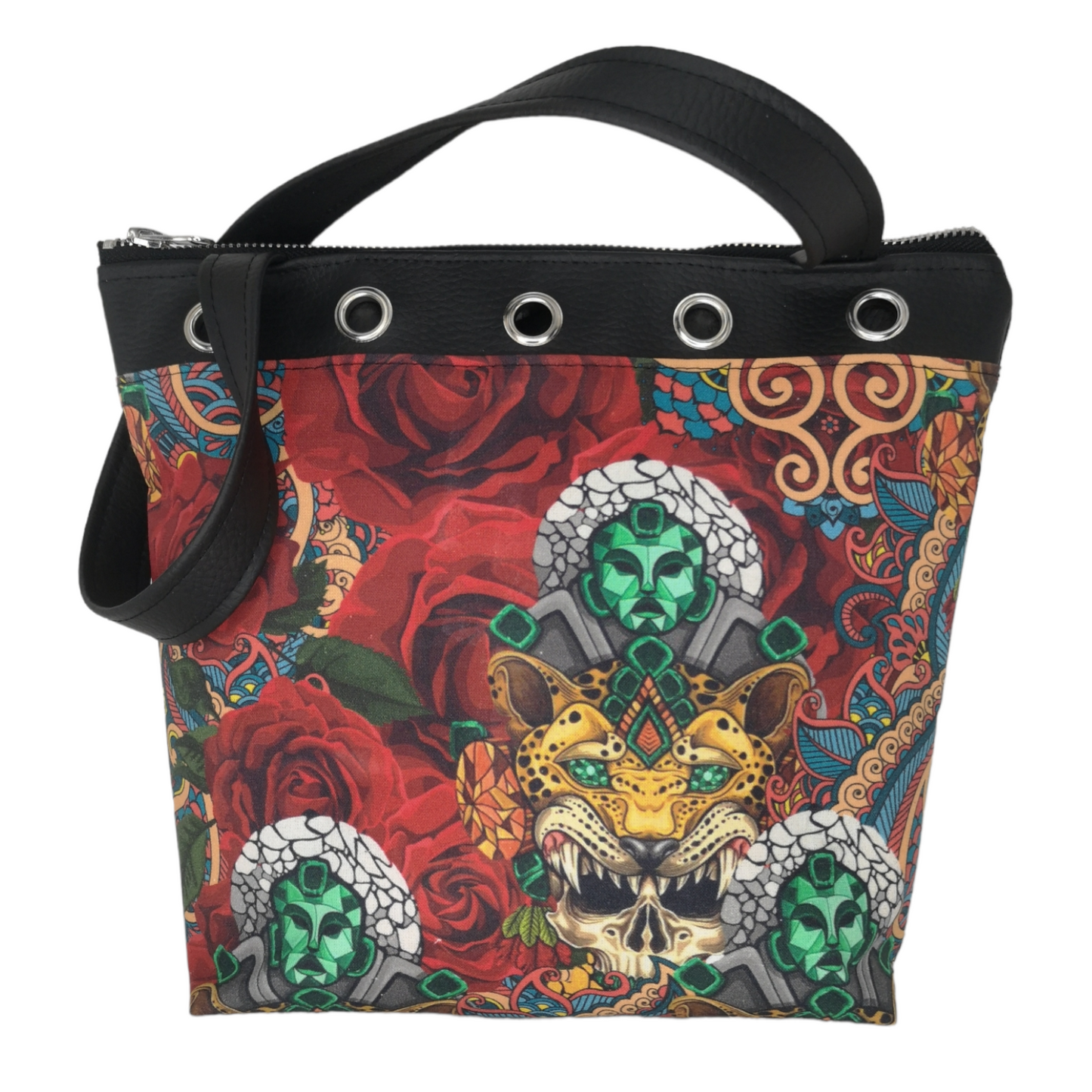 Mini cabas SKULL INCA