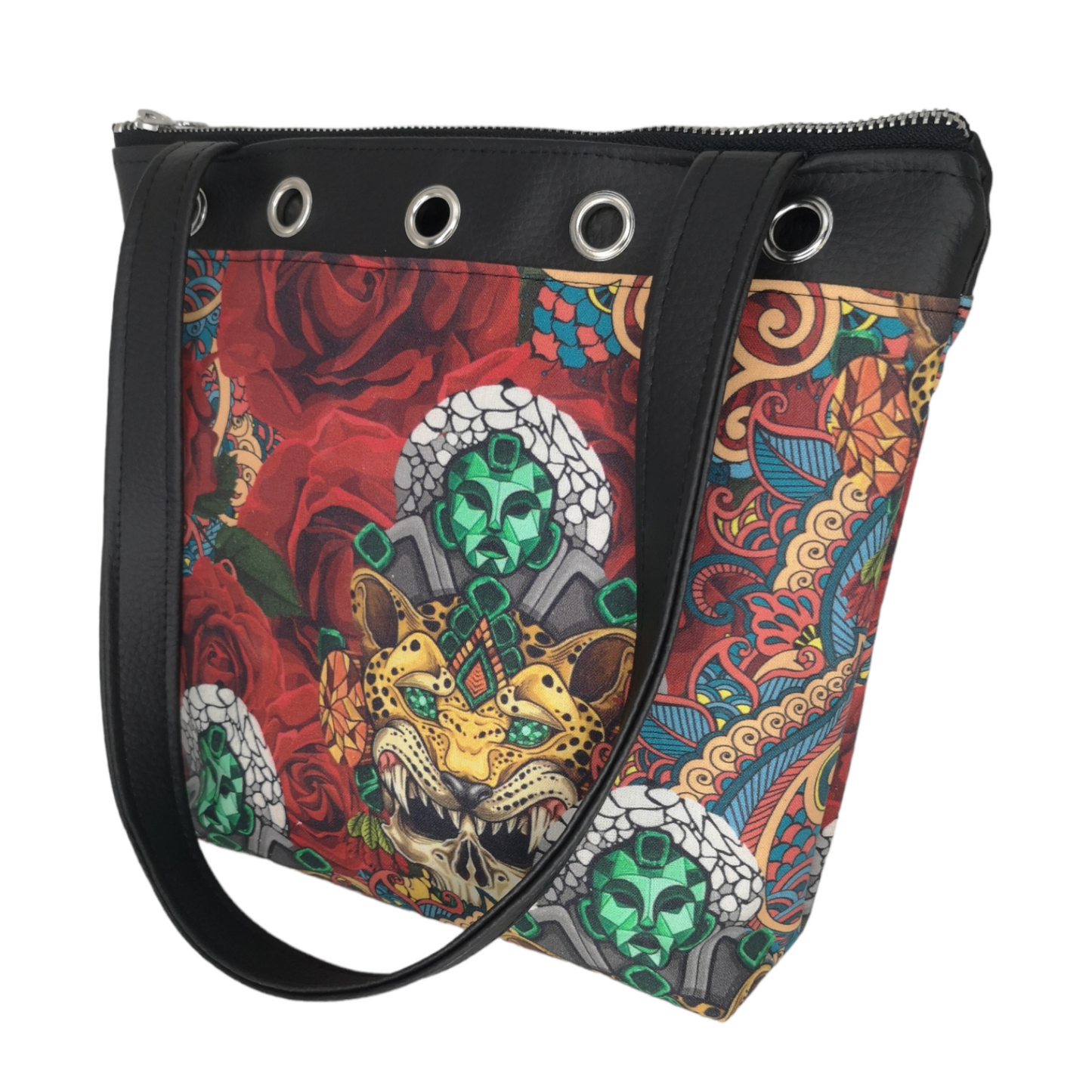 Mini cabas SKULL INCA