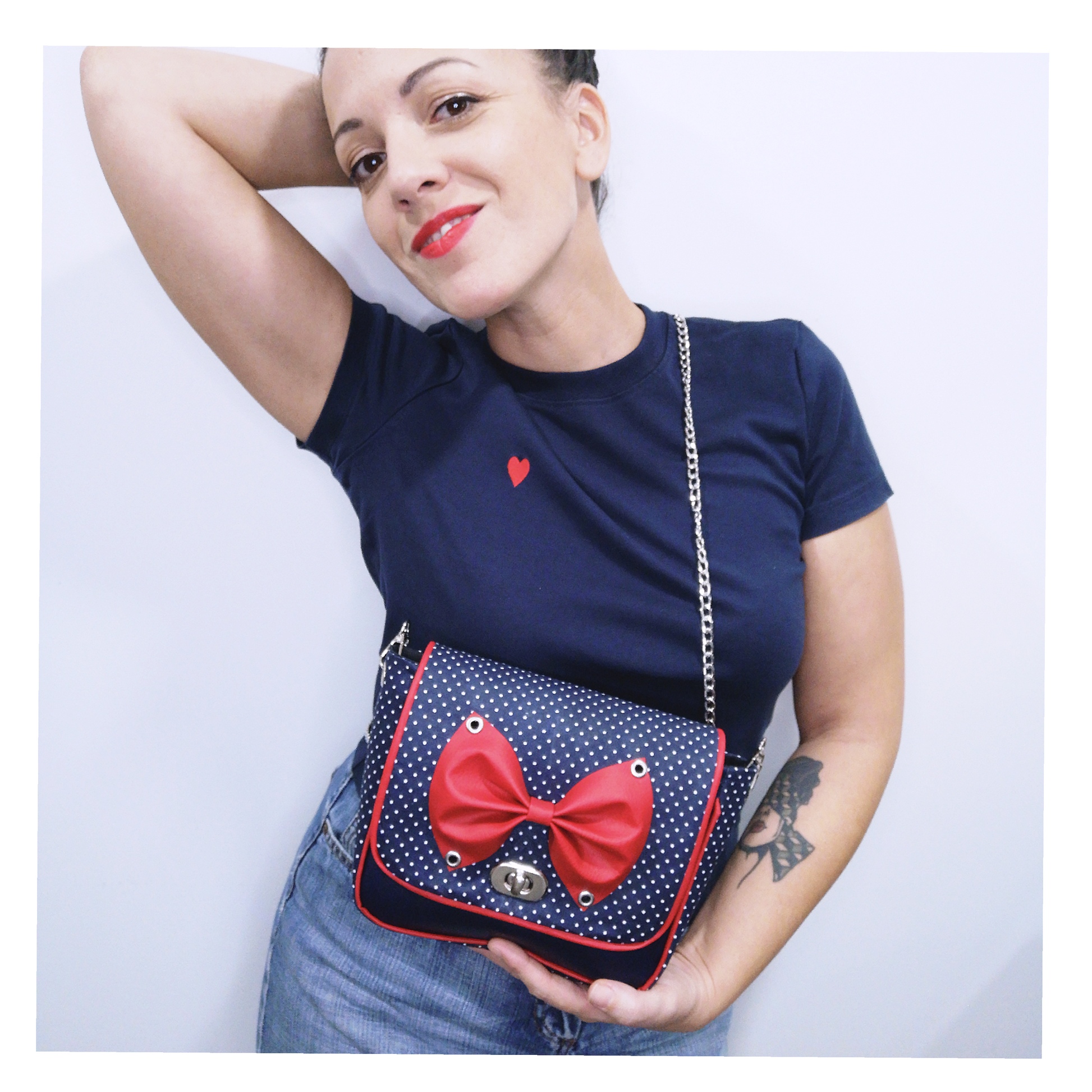 Sacs à sales main bleu marine